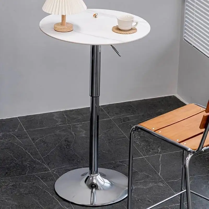 

Nightclub Countertop Minimalist Bar Table Small Barman Round Bar Counter Table Portable Tall Tavoli Da Pranzo Home Furniture