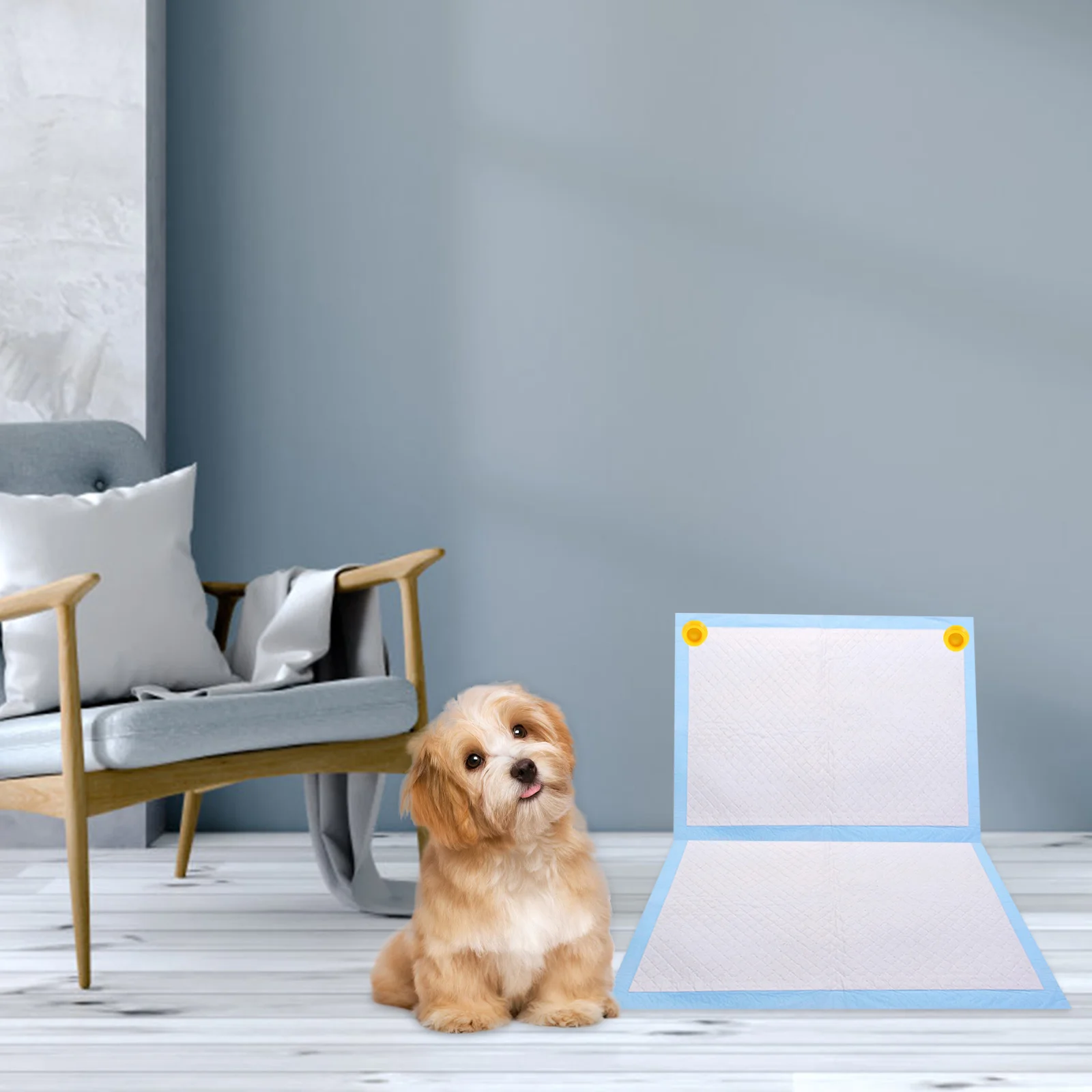 

2Pcs Leg Lifting Pad Holder Extra Strength Magnets for Small to Large Pee Pads Dog Pee Pad Holder Pet Supply Dog Supplies