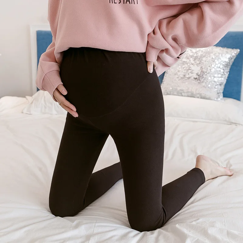 Pregnant Women Bottoming Pants Maternity High Waist Tights Pants Women Comfortable Breathable Elastic Leggings Summer