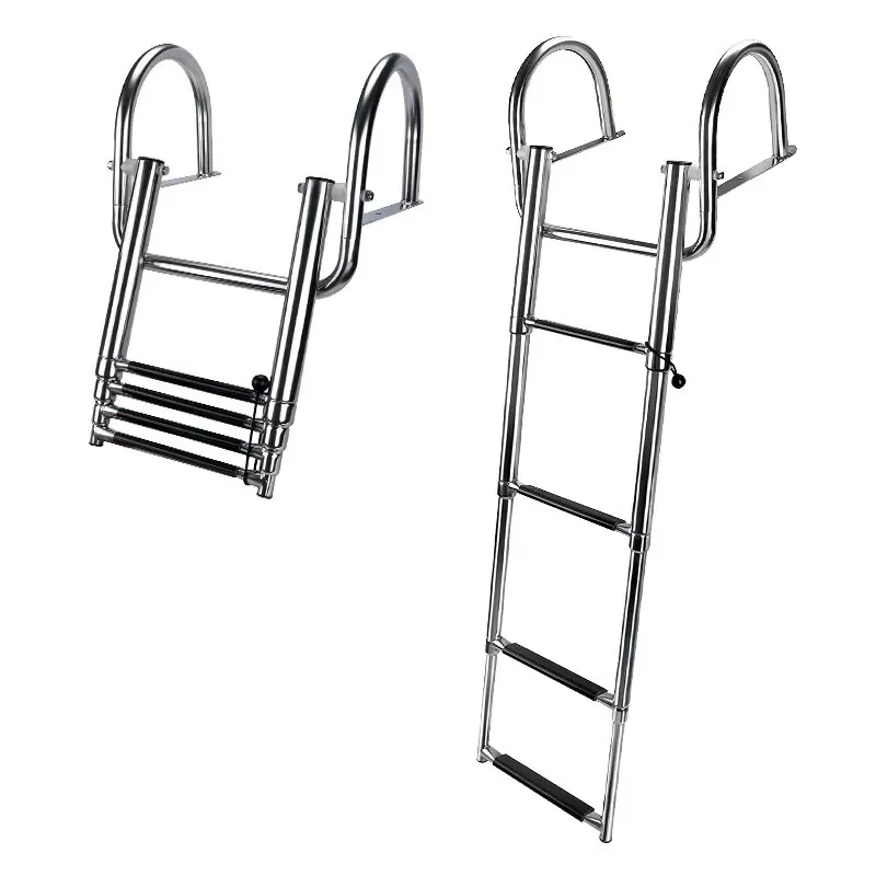 Boat ladder Stainless steel telescopic gangway yacht ladder