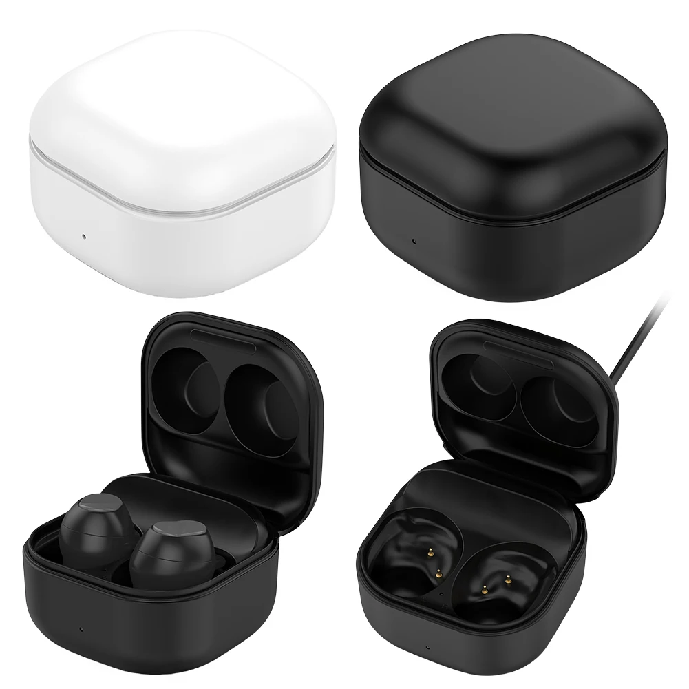 휴대용 이어폰 충전기 박스, 견고한 충전 박스, 삼성 갤럭시 버즈 FE와 호환 가능, 충전 케이스