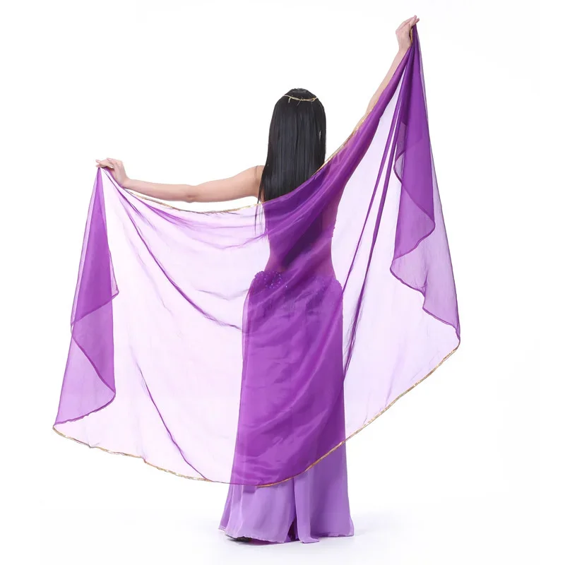 

woman belly dancing chiffon veil Dance dancing Costume chiffon Shawl veil voile danse orientale