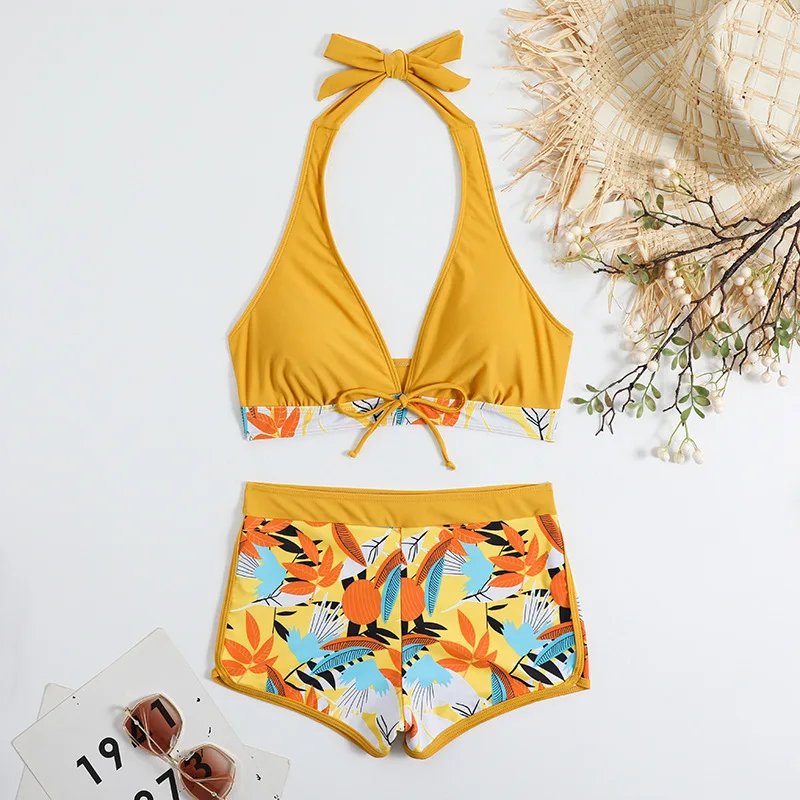 Bathing Suit Women European And American Swimsuit Women's Bikini Explosion Sexy Gathering Split Bikini