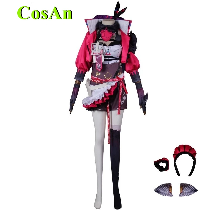 

CosAn Hot Game Honkai Impact 3 Pardofelis Cosplay Costume Sweet Lovely Uniform Activity Party Role Play Clothing Custom-Make