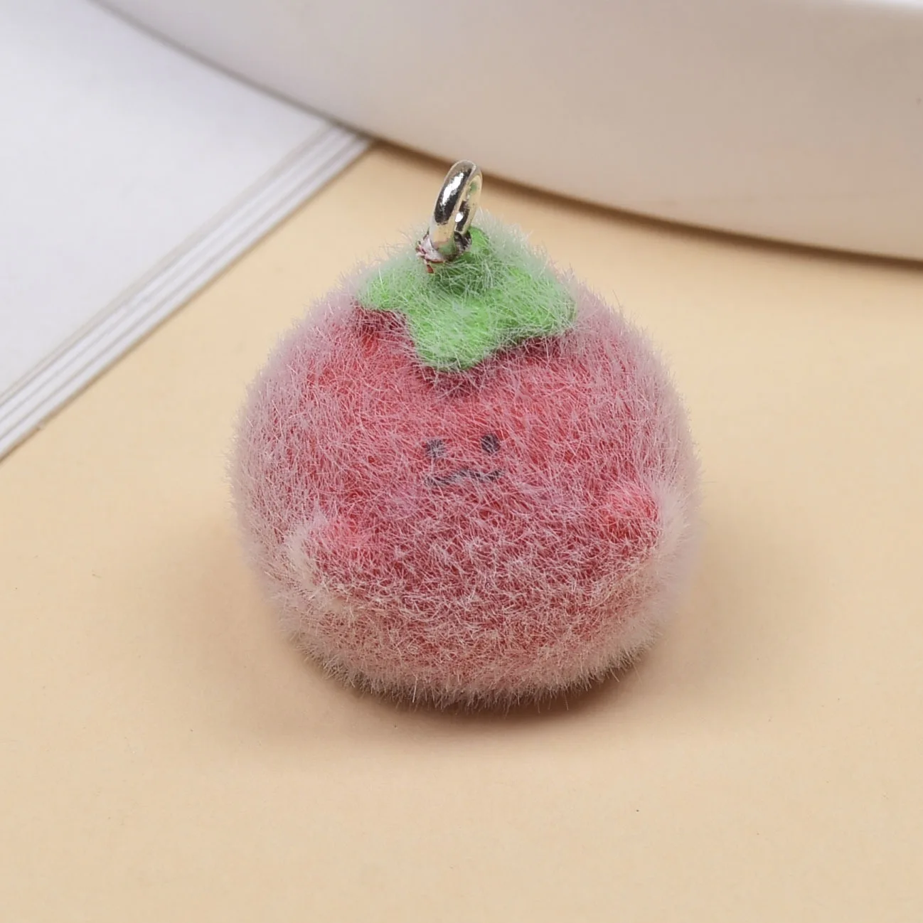 

5Pcs 3D Flocking Resin Charms Cute Pumpkin Radish Tomato Vegetable Pendant for Earrings Keychain Making DIY Jewelry Gifts