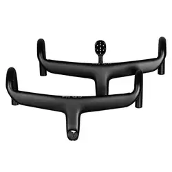 Elitaone Carbon Road Bike Handlebar Bent Bar with Internal Cable Routing 28.6mm Diameter Includes Spacer