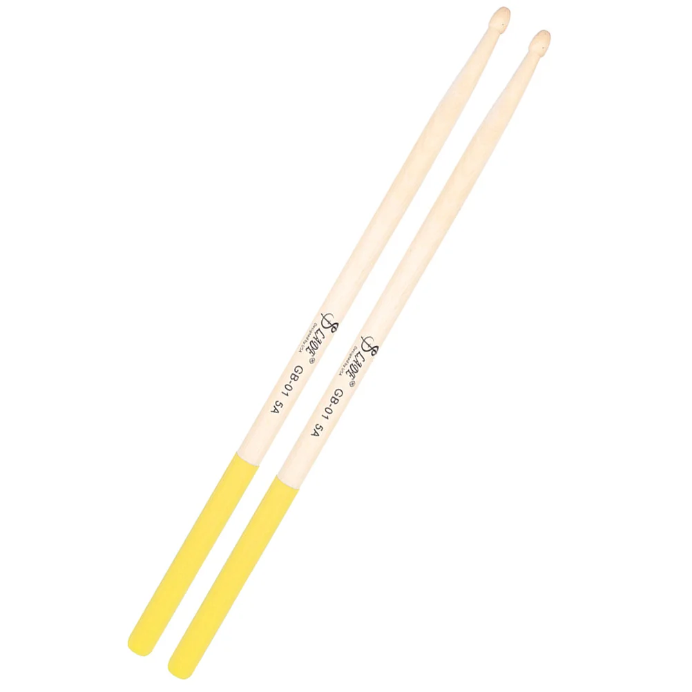 

5A Maple Drumsticks Lightweight Yellow Color Bulk Sale Musical Instrument Percussion Accessories Beginner Drummer Replacement