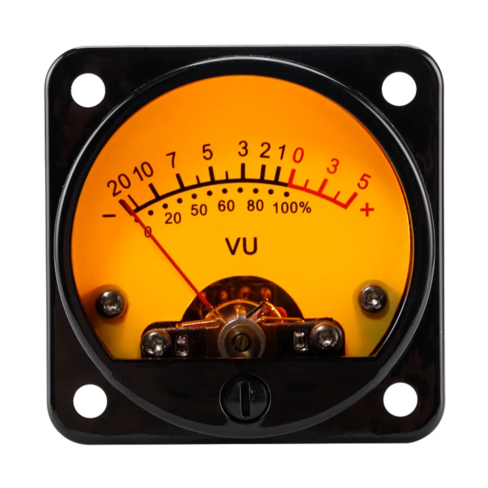 

1pc ABS 45mm Big Vu Meter Stereo Amplifier Board Backlight Power Meter Level Indicator Adjustable With Driver Wholesale