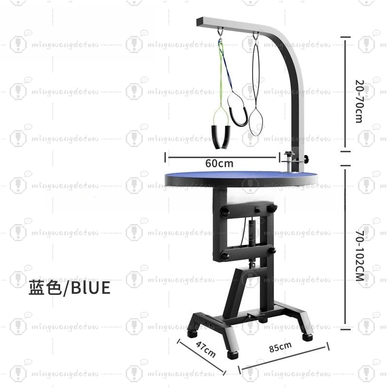 Foldable Pet Grooming Table for Dogs & Cats, Bathing & Drying Table for Large Dogs, Portable Pet Trimming Desk for Pet Shop