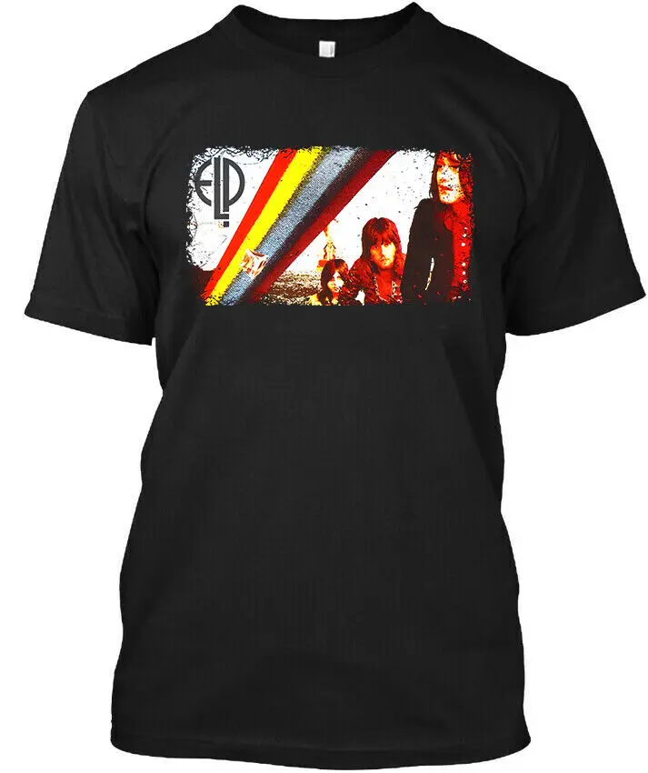 NEW Emerson Lake Palmer English Art Music Group Members T Shirt Size S 4XL