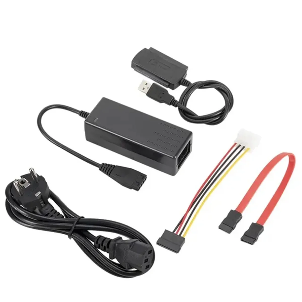 ساتا/محرك الأقراص pat/ IDE إلى محول USB ، كابل محول ، قرص صلب ، محرك أقراص صلبة ، محرك أقراص صلبة ، & quot; من من من ، كمبيوتر محمول ، كمبيوتر محمول ، قابس أوروبي