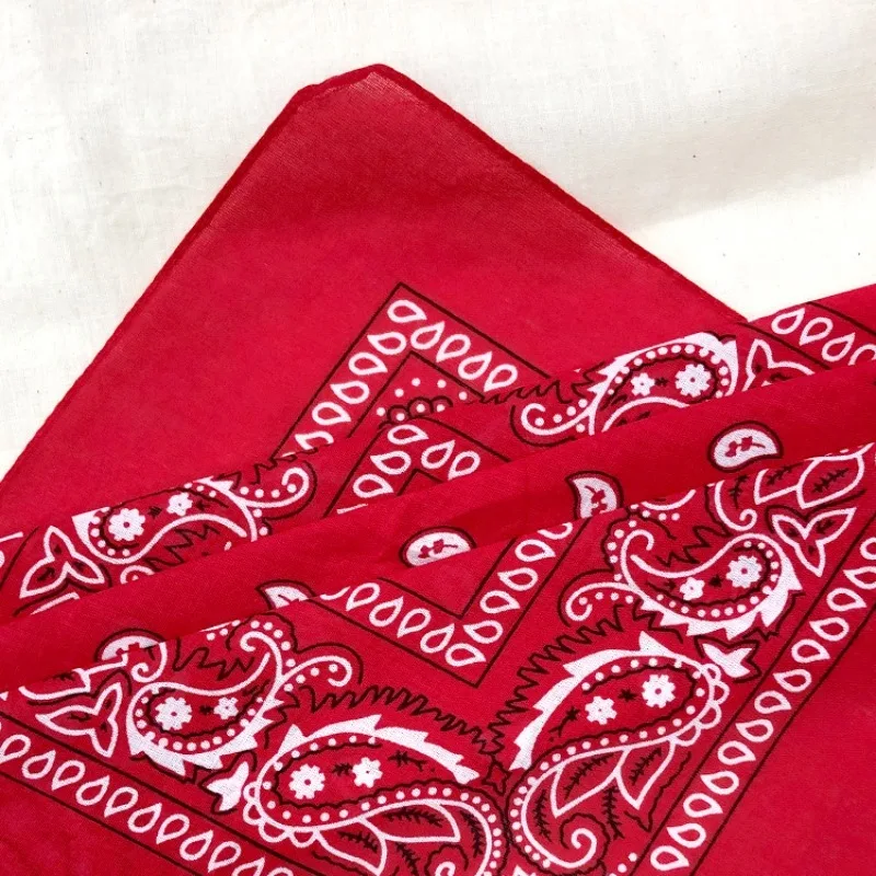 Trendy Harajuku Print Bandana Cotton Like Scarf for Women, Trendy Unique Style Accessory, Daily Party Gift Evening Casual Chic image 4