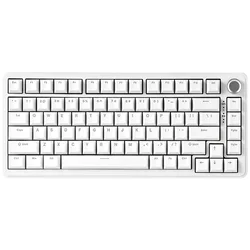 YUNZII B75 RGB Mechanical Keyboard, Wired 75% Hot Swap Gaming Keyboard with Knob, Gasket Custom RGB Backlit Keyboard for Win/MAC