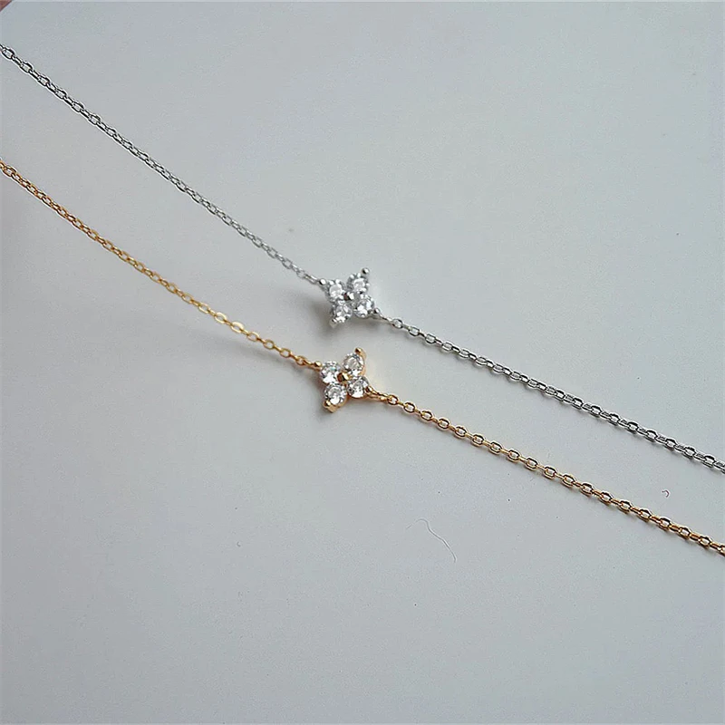 Fashion New Flower Crystal Bracelet for Women Original Design Stainless Steel Korean Bracelet Luxury Jewelry Accessories Gift