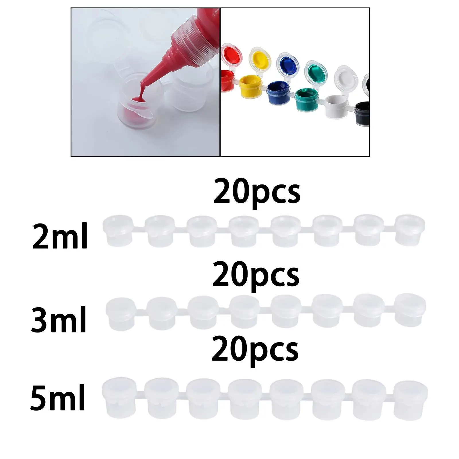 Tiras De Panela De Pintura Para Salas De Aula, Material Escolar, Tiras De Pintura Vazias Duráveis, 20x