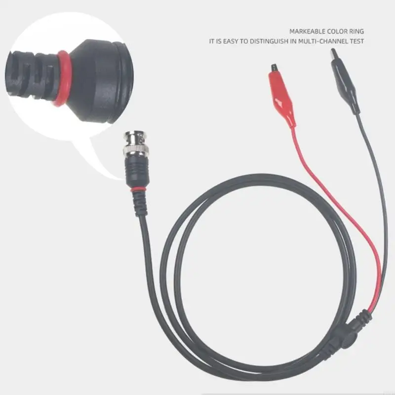 P9FB Industrial Grade BNC Oscilloscope Probe with Double Clips for Precise Measure