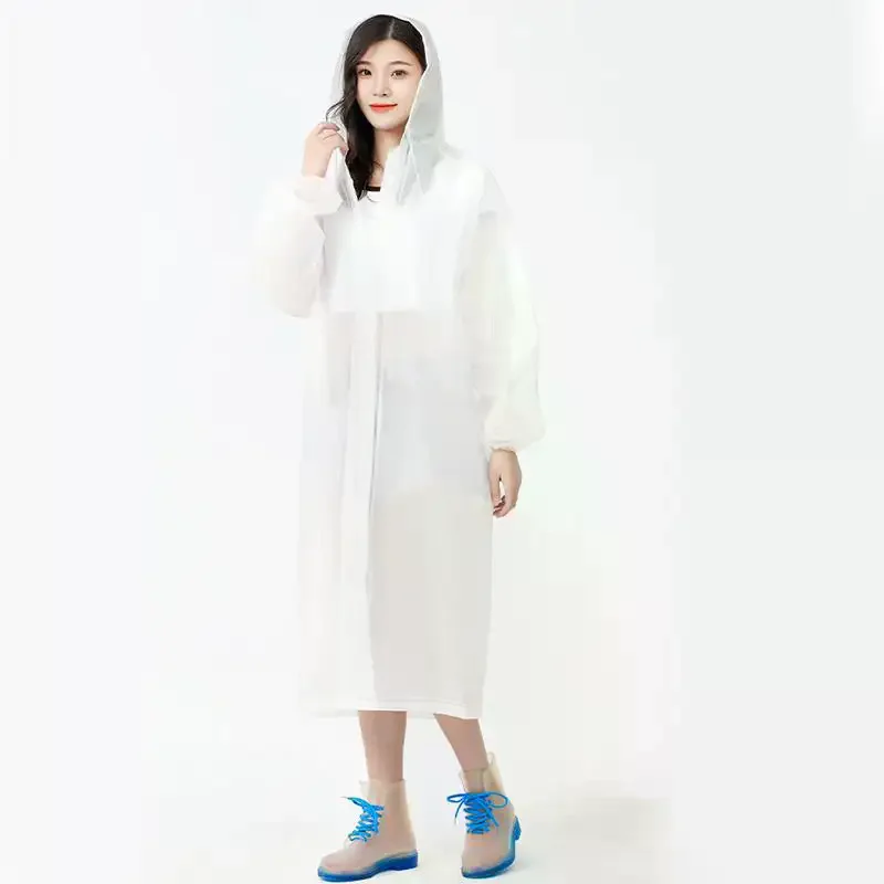 Waterproof Raincoat Portable Adult Raincoat For Outdoor Hiking Emergency Rainproof Clothing