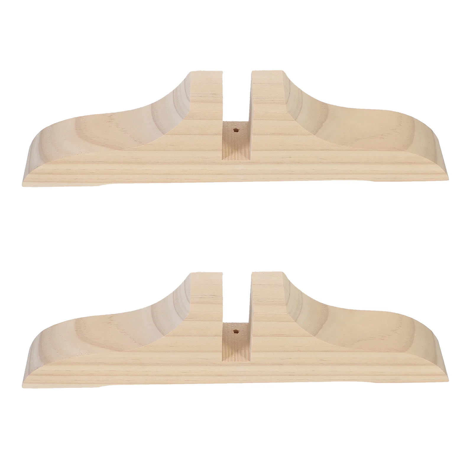 

2Pcs Wooden Divider Stands Thickened Screen Base for Room Privacy Wear-Resistant Home Divider Feet Space-Saving Partition