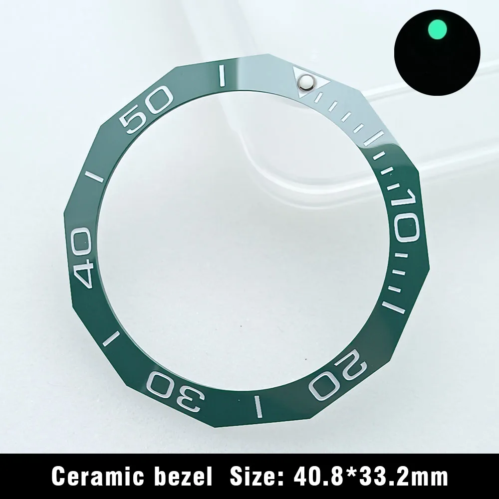 Высококачественный безель для часов 39/39,3 мм 40,8 мм 41,5 мм TAG светящийся бисер кольцо для часов керамический безель вставка сменные аксессуары для часов