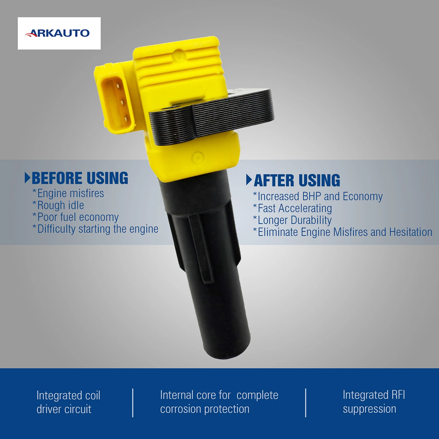 6 قطعة ARKAUTO أداء ملف الإشعال حزم 22433-AA441 UF287 لسوبارو B9 تريبيكا 3.0 3.6 EZ30 EZ36 ليجاسي Outback Tribeca #3