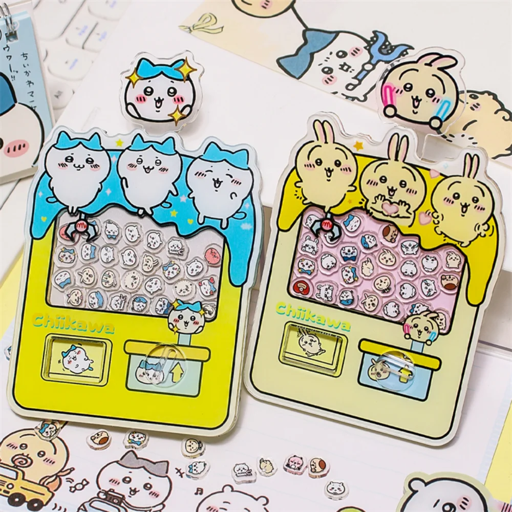 

Chiikawa Shake Game машина для скручивания яиц забавные акриловые игрушки милый мультфильм Hachiware Usagi Gashapon машина для девочек рождественские подарки