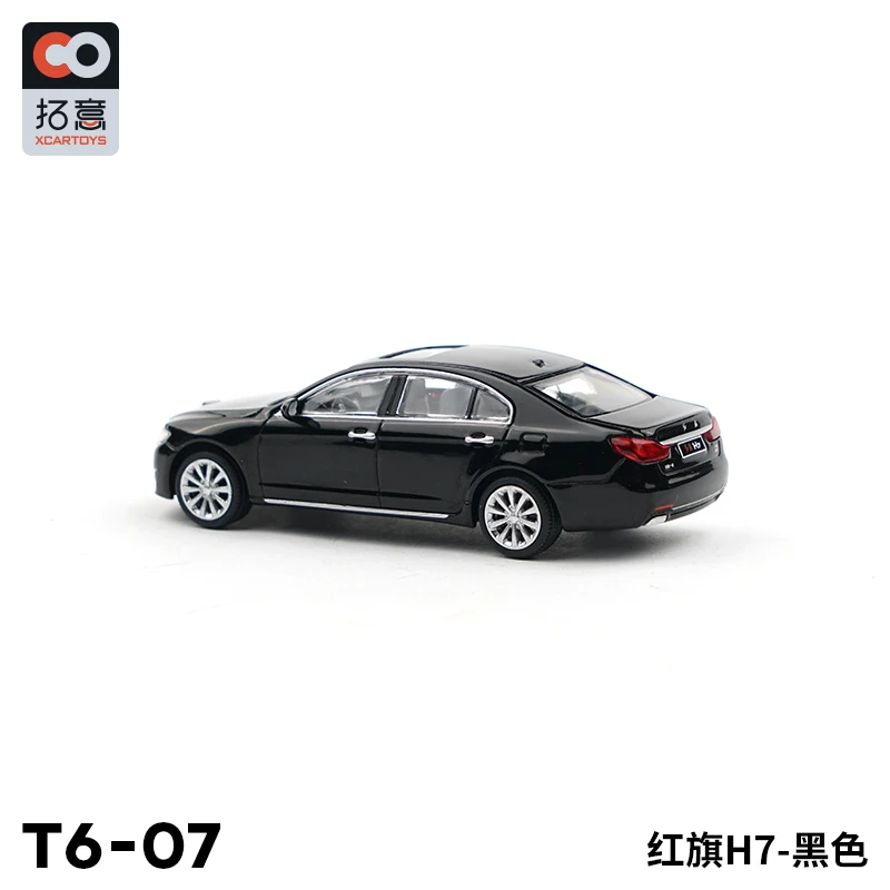 1:64 Hong Qi H7 T6-07 Alta Simulazione Pressofuso Auto In Lega di Metallo Modello Decorazione Auto display regali di raccolta