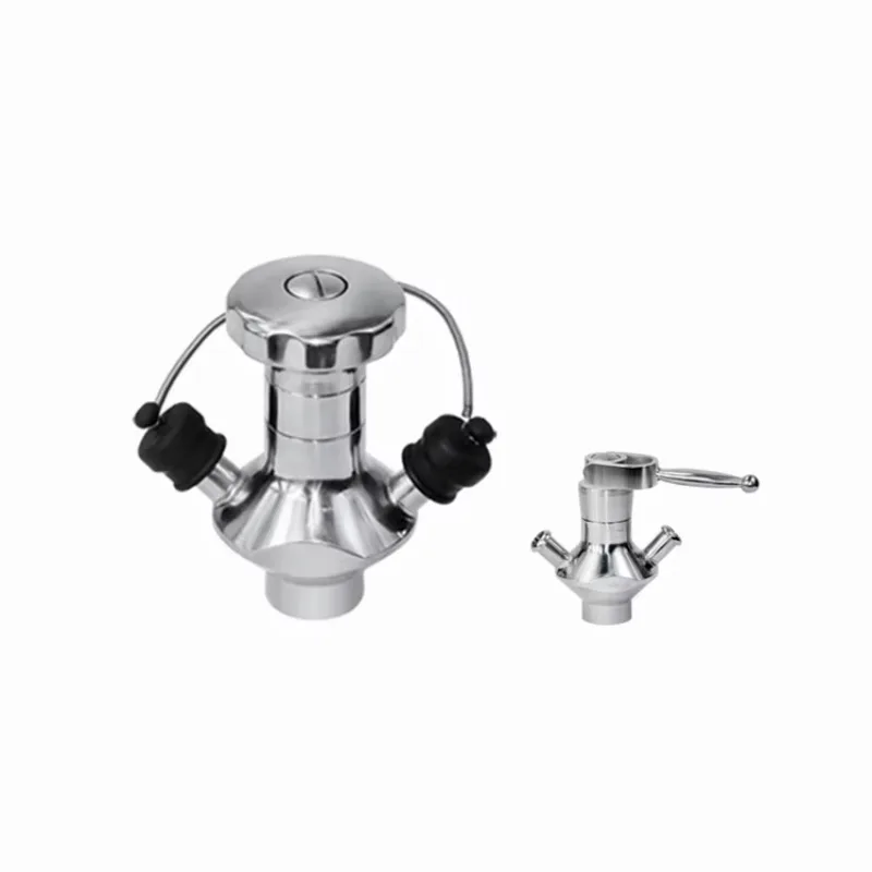 DONJOY 316L Beer Brewing Tank Sampling Valve Sanitary Aseptic Sampling Valve Stainless Steel Boot Seal Valve