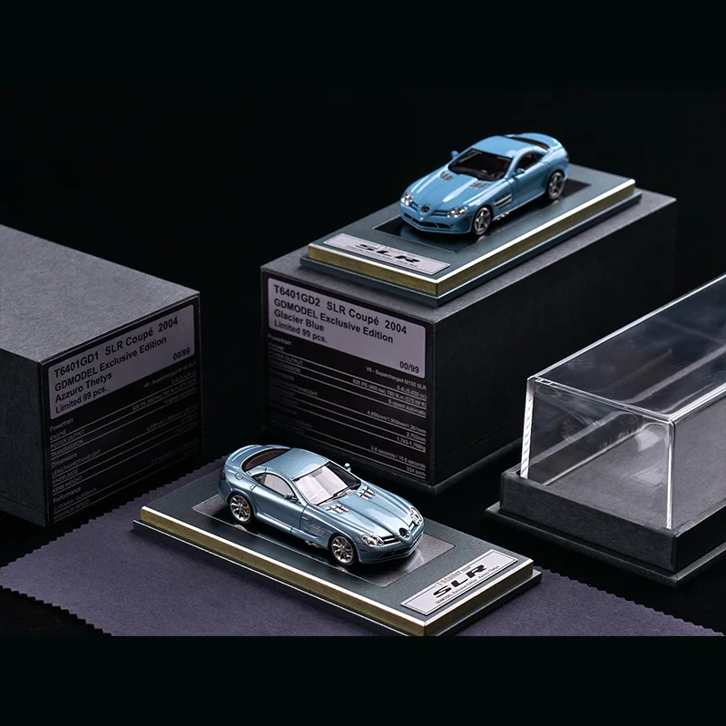 Nowy Model Tmaster 1:64 Mercedes-Benz SLR Hardtop Edycja Specjalna Personalizowana Symulacja Żywiczna Figurka Kolekcjonerska Ozdoba na Prezent