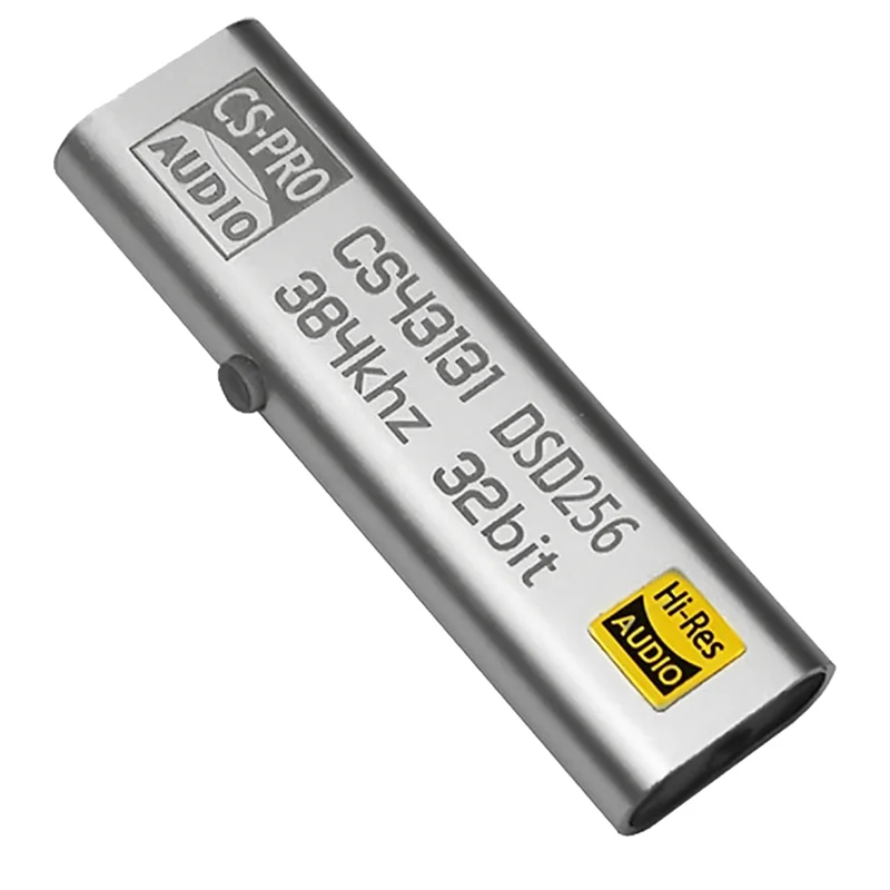 

A42T TYPE C to 3.5MM DSD256 Decoder for Android Headphone Amplifier Adapter DAC Portable USB Logic Hifi for Win10 PC