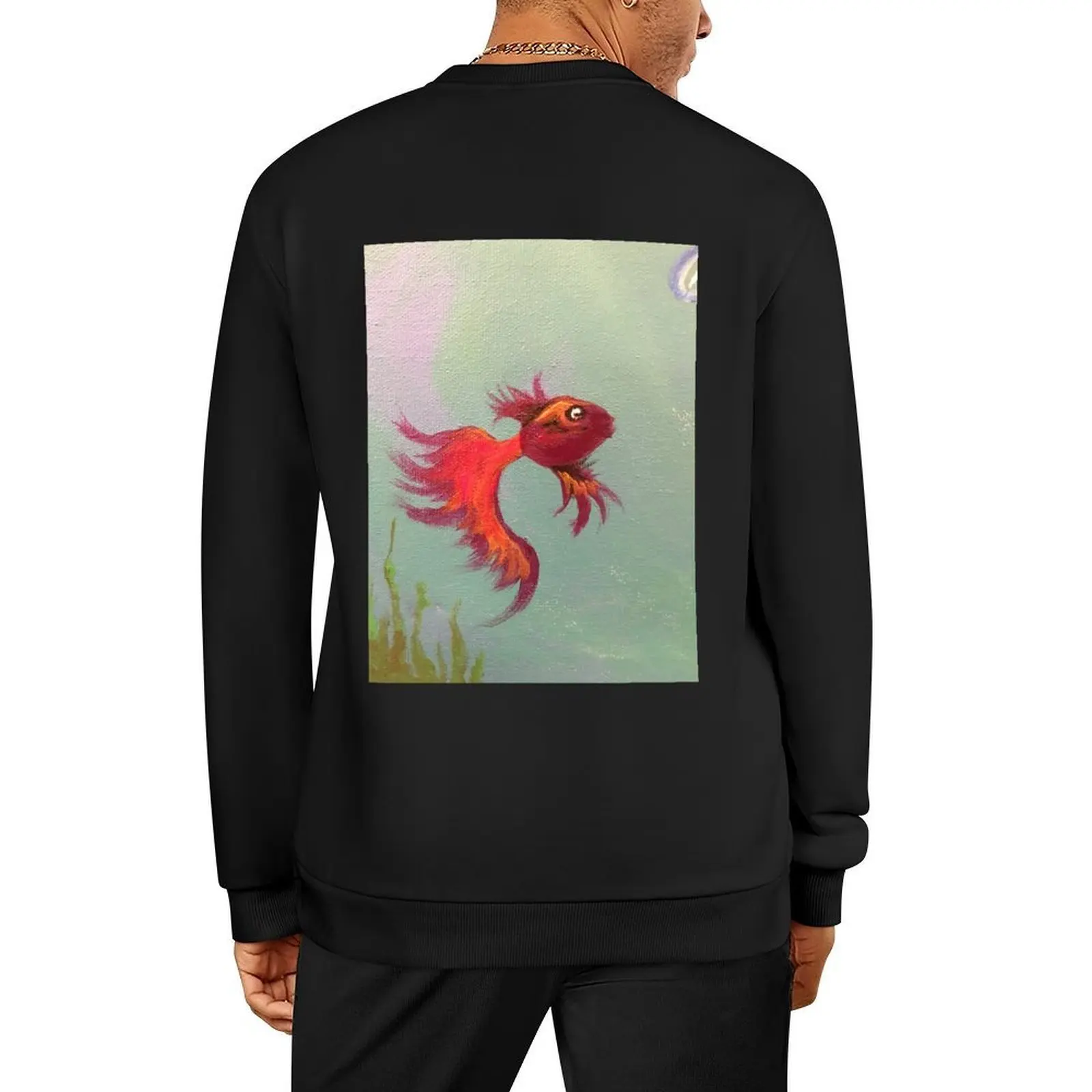 

Concerned fish Pullover clothes for men korean style clothes men's winter sweater male clothes new in sweatshirts