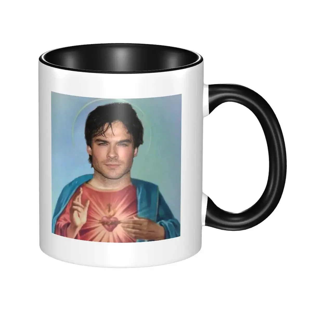 The Vampire Diaries Ian Somerhalder Mug Funny Ceramic Coffee Cups Tea Mugs Milk Cup Drinkware Gifts for Woman Man