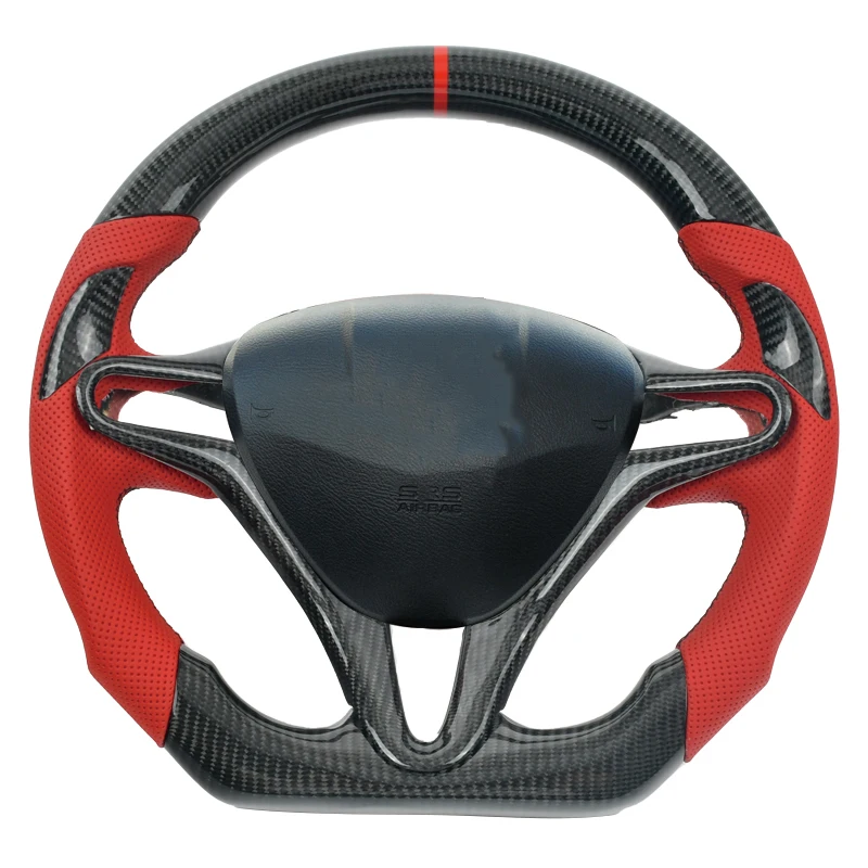 

For Hondas Civics 2009 2010 2012 Carbon Fiber Steering Wheel Customized