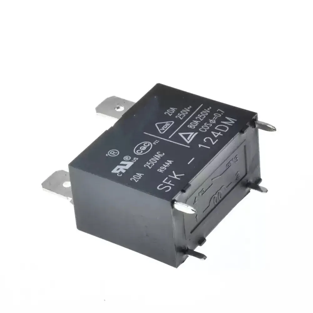 5PCS/10PCS SFK-105DM  SFK-112DM  SFK-124DM  air conditioning water heater relay 20A 250V four pin
