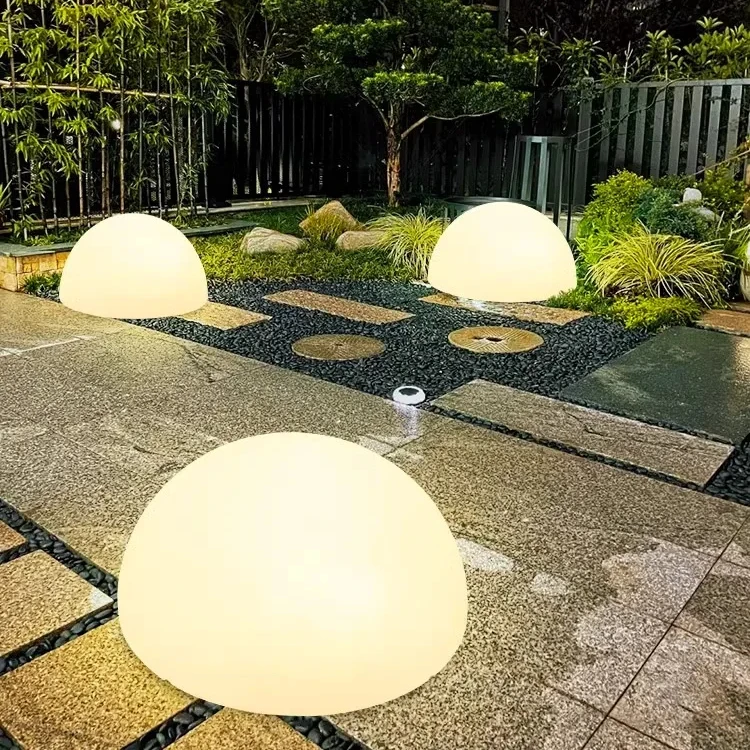 

LED Solar Garden Lights for Garden Outdoor Ambient Light Livingroom Pendant Light With 16 Color Change Round Lamp