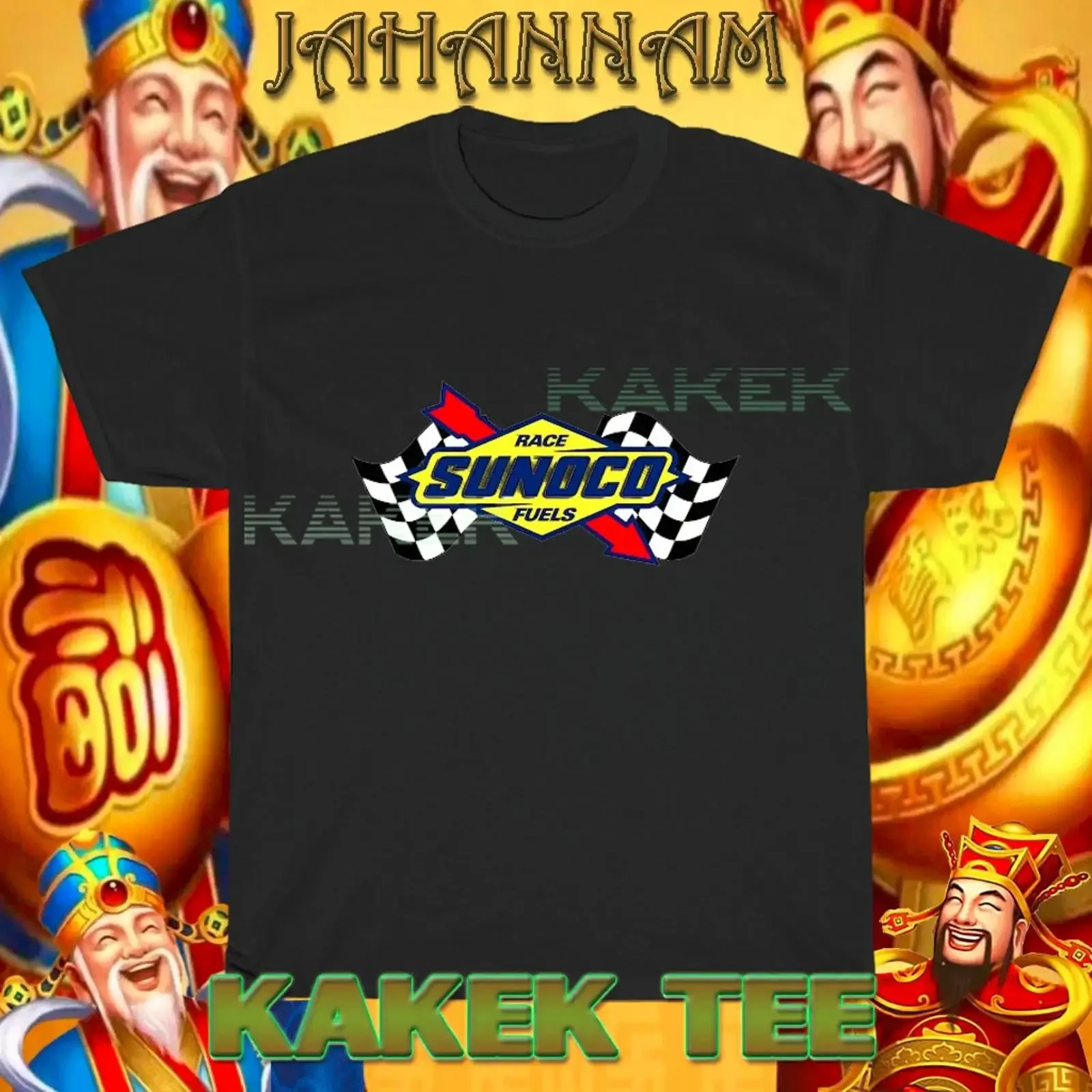 New Sunoco Race Fuel Drag Racing Logo Funny T Shirt USA Size S to 5XL Image 1 of 3 vintage Washed homme Stretched Versatile