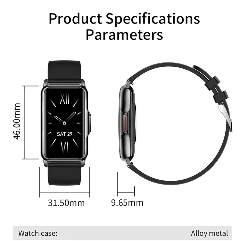 Xiaomi Jam Tangan Pintar Pria Wanita Bluetooth Terhubung Ponsel Musik Kebugaran Gelang Olahraga Monitor Tidur Y68 Jam Tangan Pintar D20
