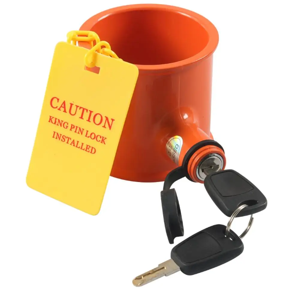 

Для автофургонов и прицепов, замок для грузовиков, противоугонный замок для прицепа, предотвращение кражи 8,1*12,5*11,2 см, 12-дюймовая этикетка для цепи