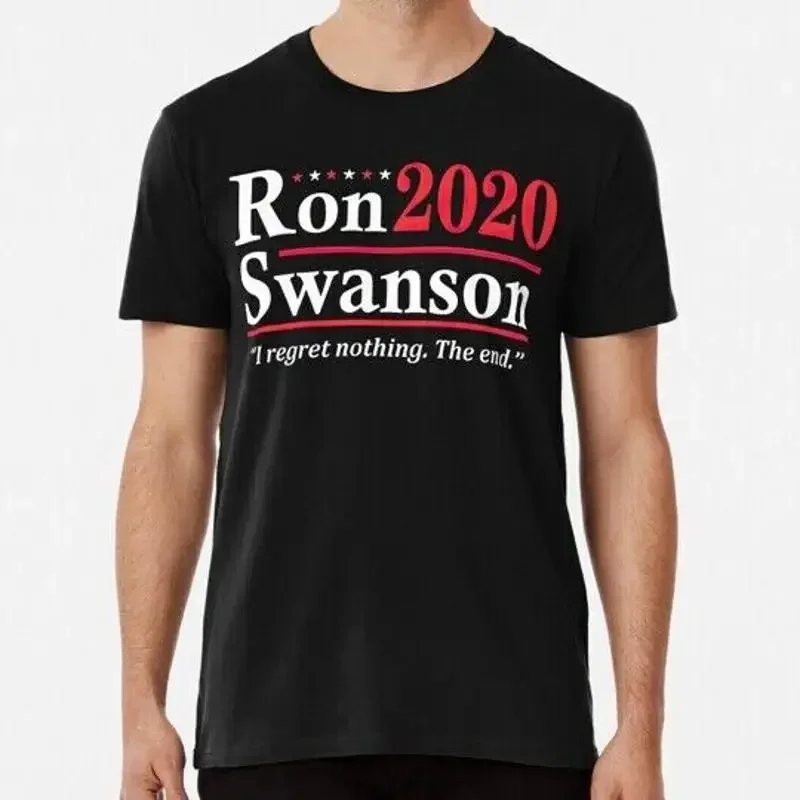 Ron Swanson 2020 I Regret Nothing the End S to 5XL Made in USA T Shirt