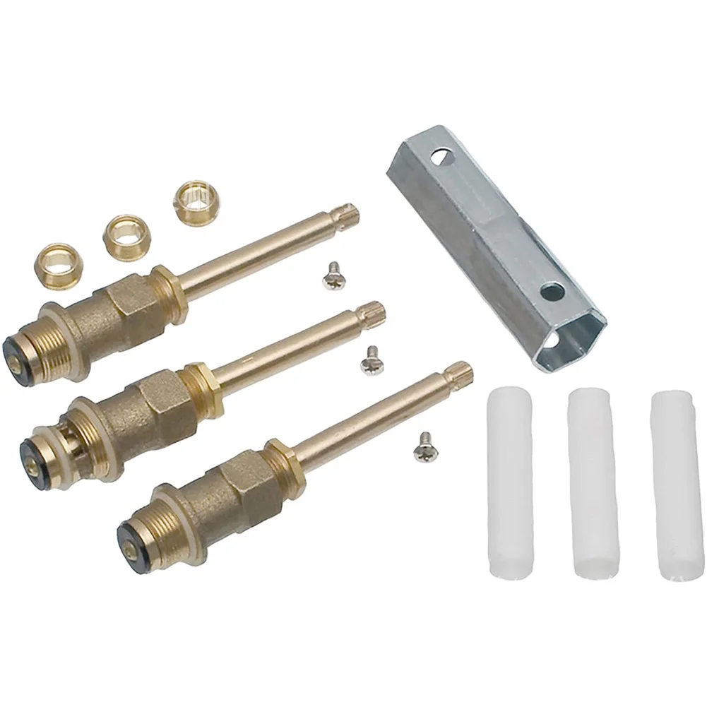 

Bathtub Shower Trim Kit Compatible with For most 3 Handle Faucets Chrome Finish Includes All Repair Components