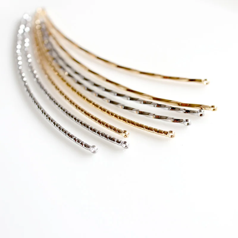4 Pcs/Lot Gold Color Charms Ear Thread Golden Plated Platinum Jewelry Making DIY For Women