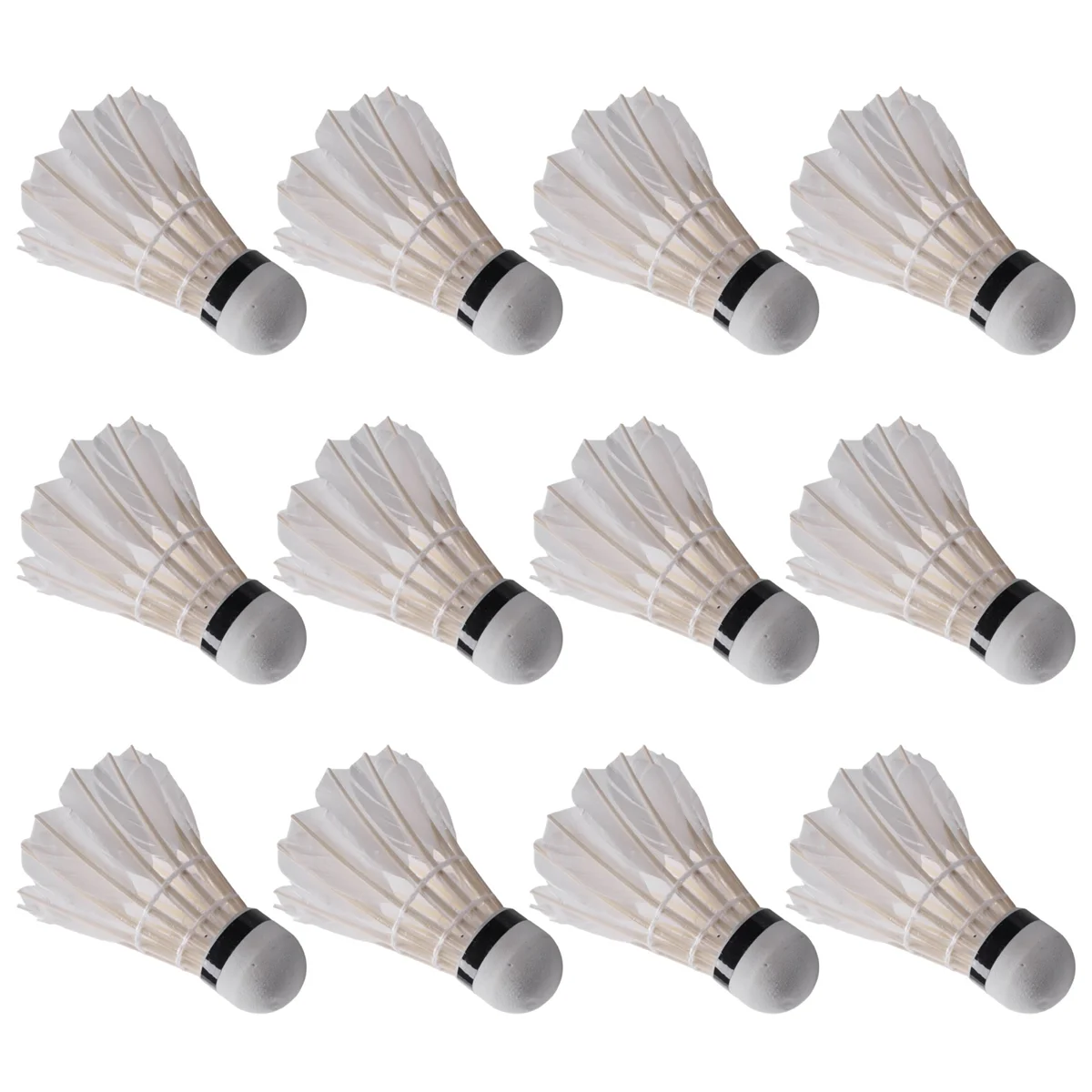 12Pcs Nylon Badminton Luminous Badminton Hight Speed Training