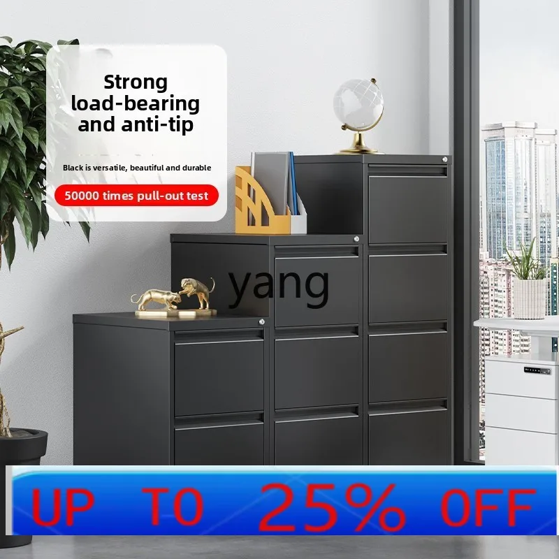 

Lhh office drawer cabinet with lock two four bucket file cabinet