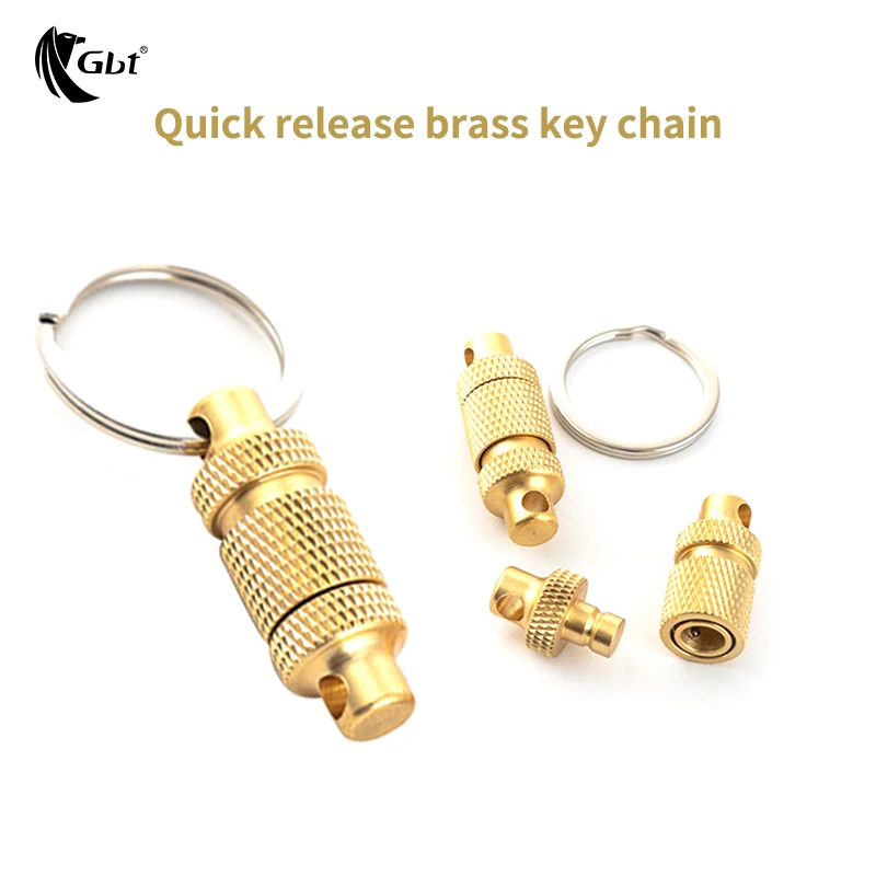 

EDC Brass Quick Separation Keychain Removable