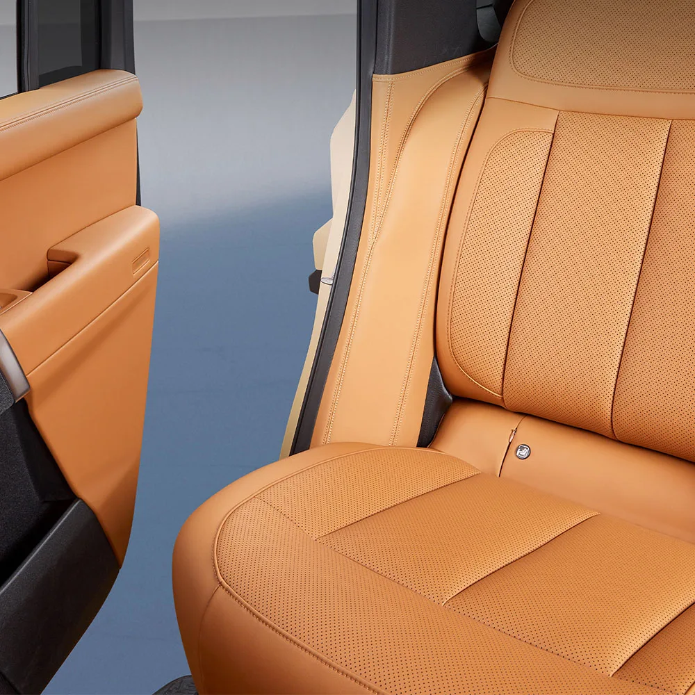 

2 шт. защитных накладок на обе стороны задних сидений, детали для модификации автомобиля, кожаные накладки на C-стойки для Chery iCAR V27