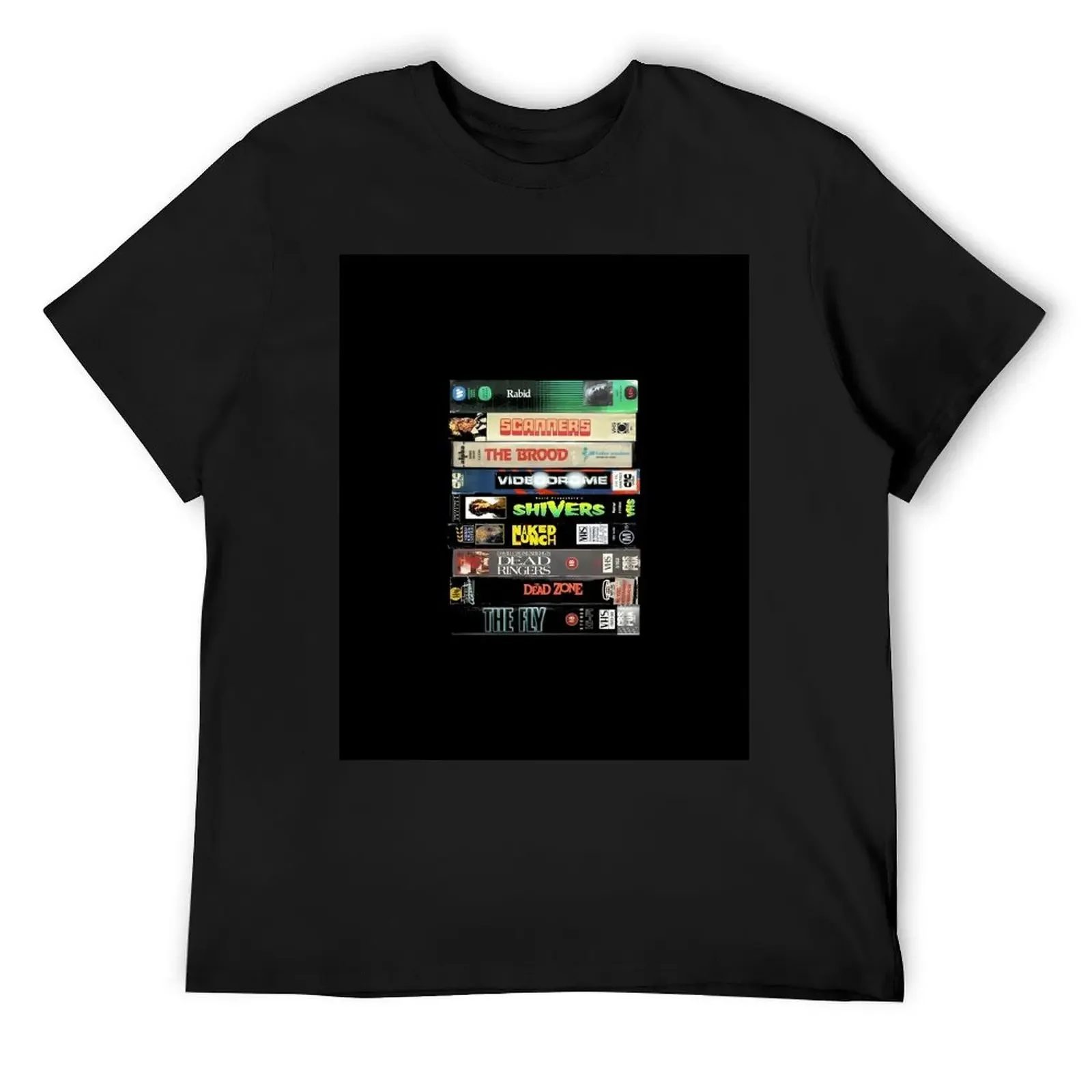 

Cronenberg VHS collection Essential T-Shirt quick-drying blanks fitted t shirts for men