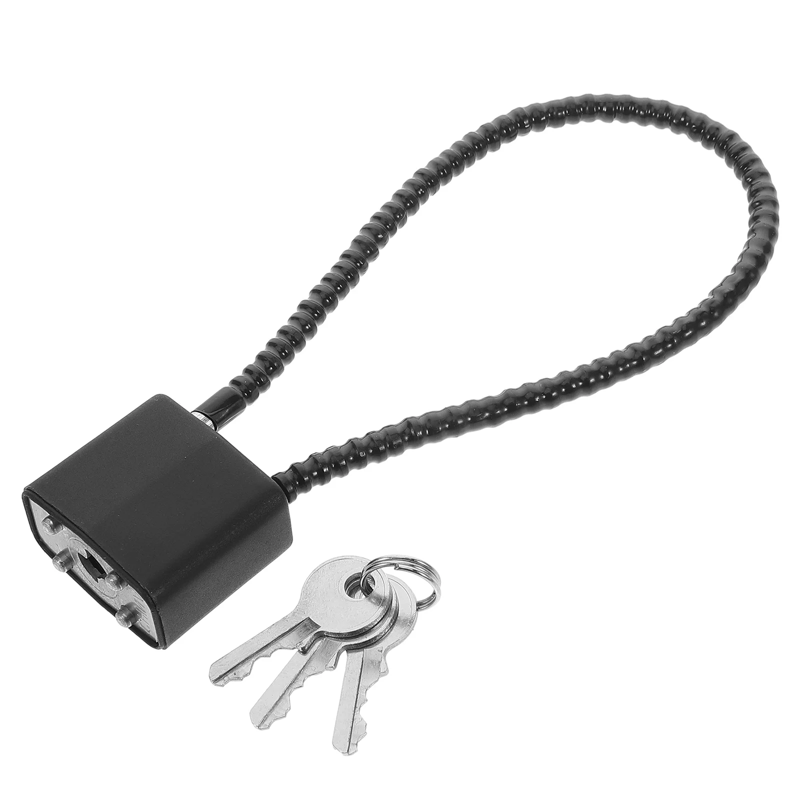 

Wire Padlock Bike Cable for Scooter Portable Gate Black Backpack Combination Bicycle Travel