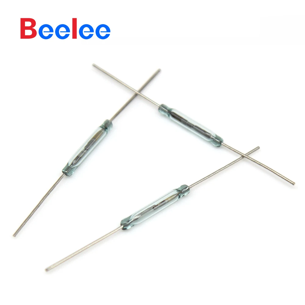 50PCS Beelee 2X15 Reed Sensor Switch Magnetic Reed Switch For Pcb Mount