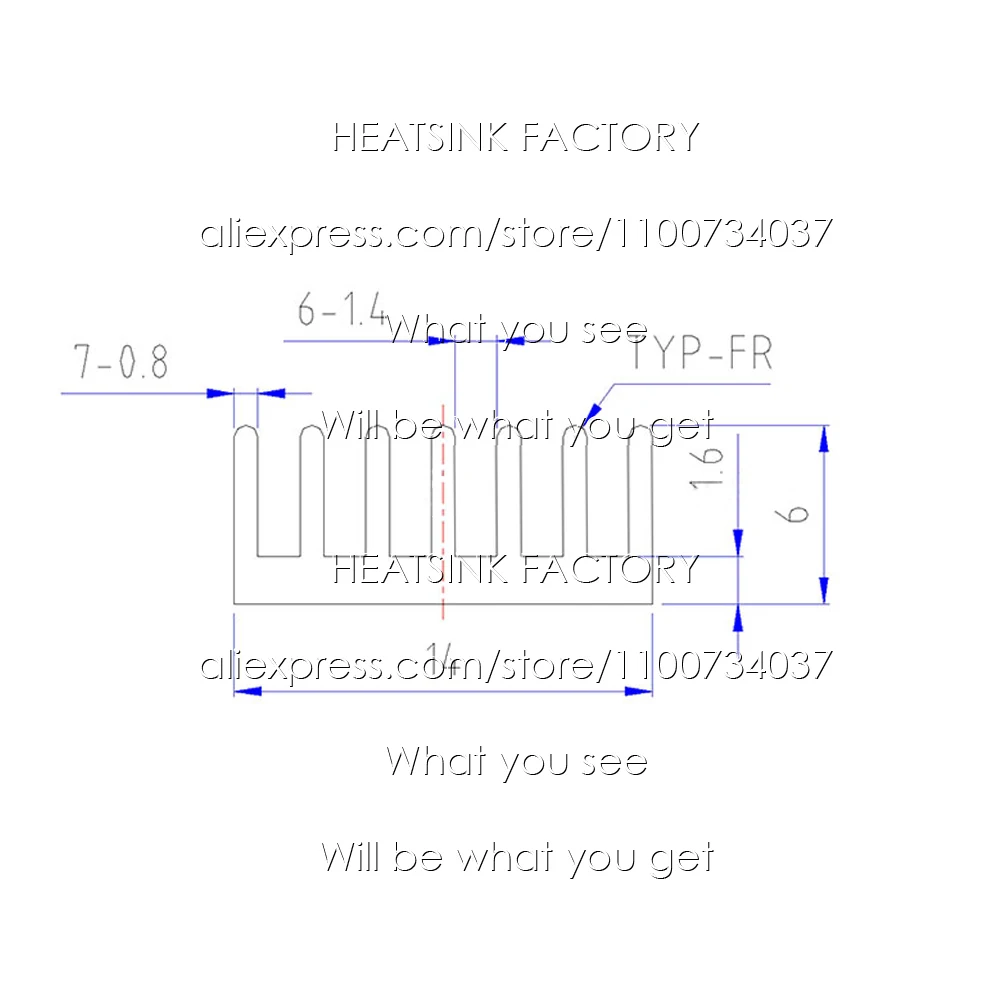 Imagem -05 - Dissipador de Alumínio para Chip Eletrônico mo Ram Amd Cpu Dissipação de Calor Dissipação de Calor