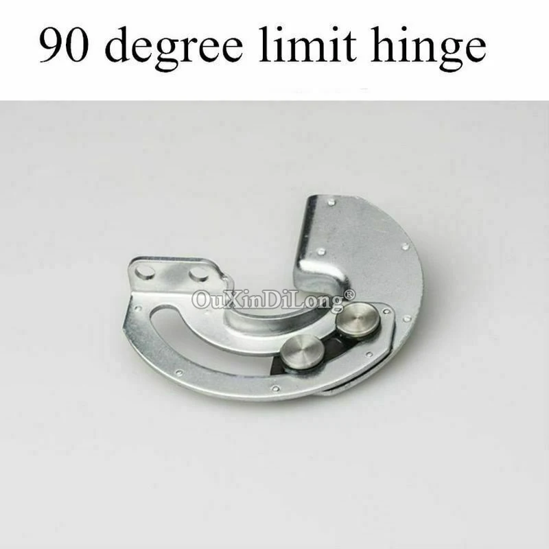 HOTSALE 4PCS 90 Degree Invisible Hidden Sliding Equipment Limit Hinges Cupboard Industrial Cabinet Desktop Slide Rotary Hinges