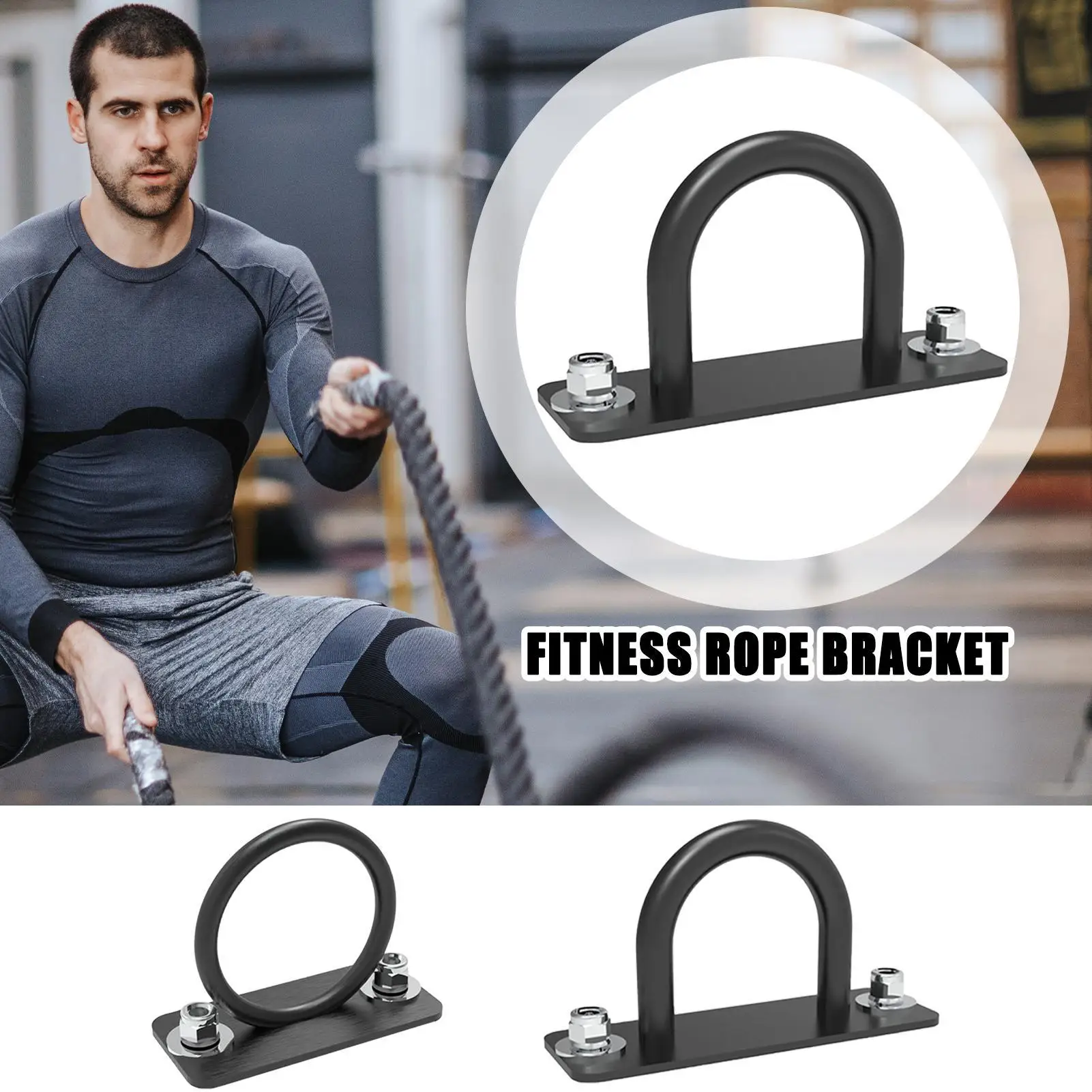 Battle Ropes Ceiling Mount Ceiling Hook Mount Heavy Duty Hook Parts Attachments For Gymnastic Rings Boxing Equipment
